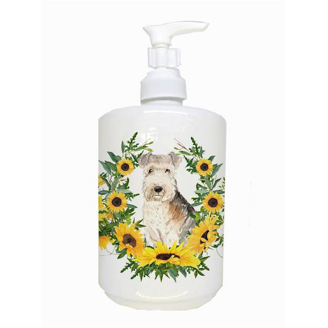 Lakeland Terrier Ceramic Soap Dispenser