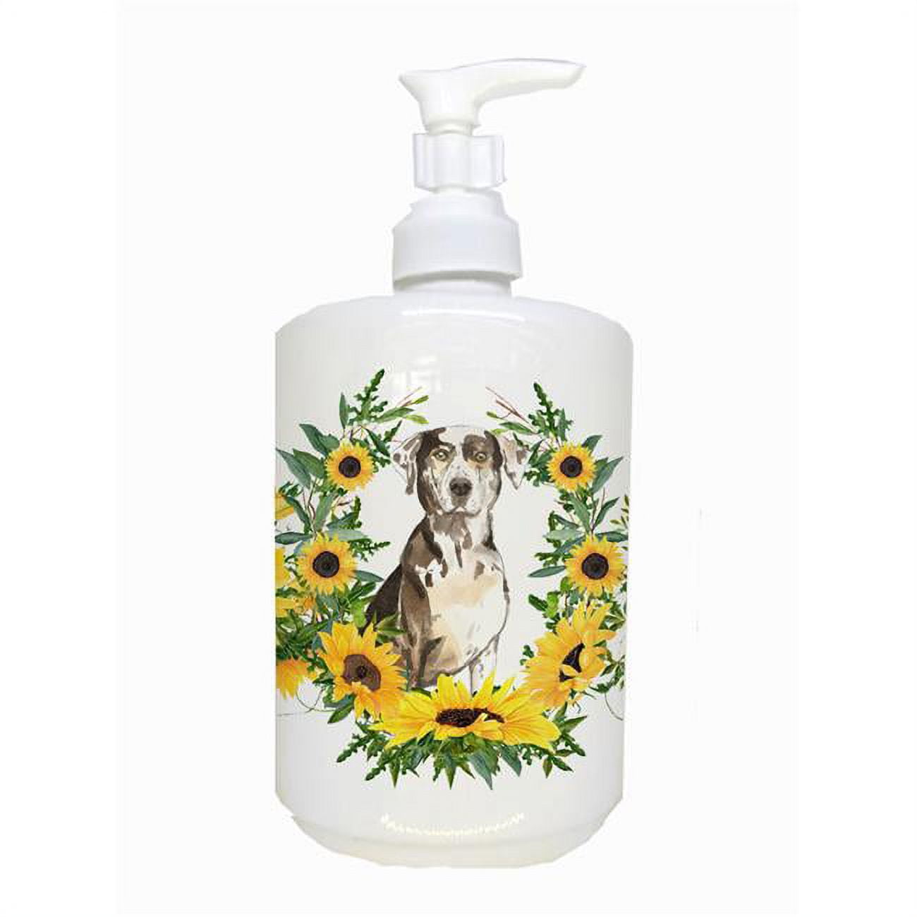 Catahoula Leopard Dog Ceramic Soap Dispenser