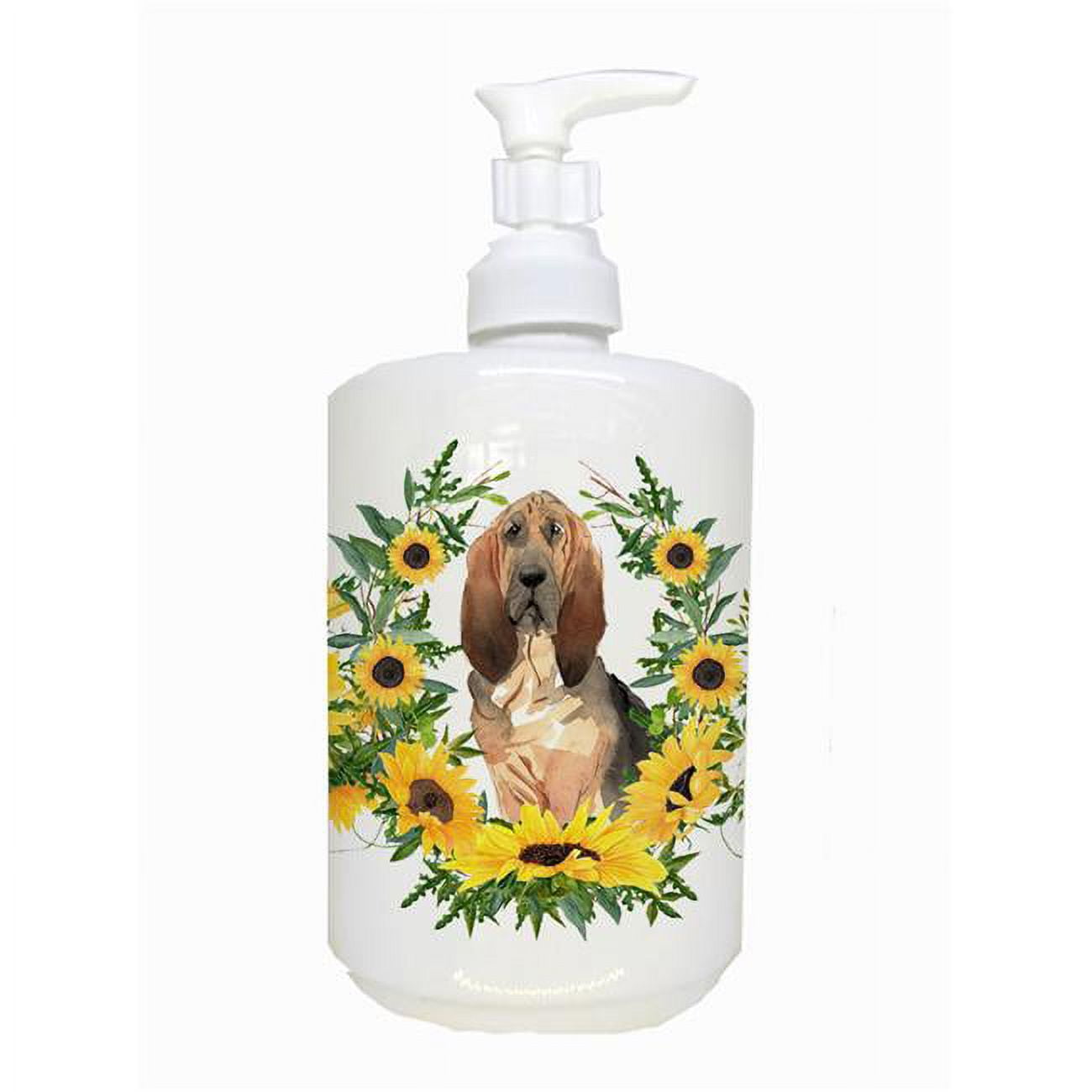 CK2985SOAP Bloodhound Ceramic Soap Dispenser