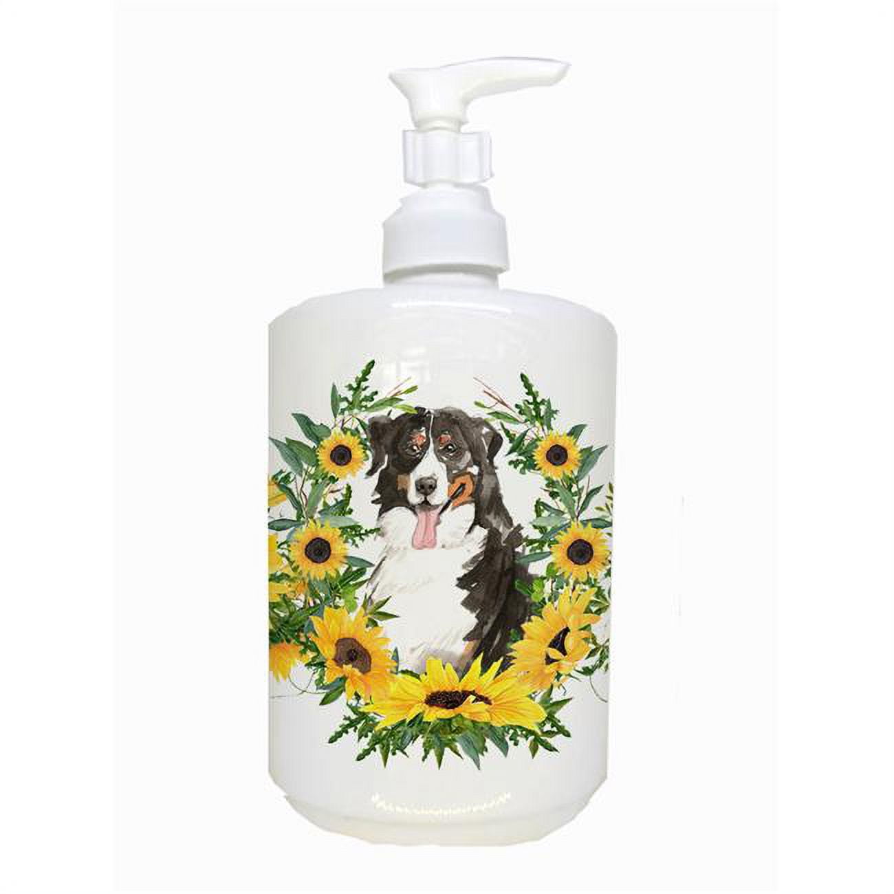 CK2987SOAP Bernese Mountain Dog Ceramic Soap Dispenser