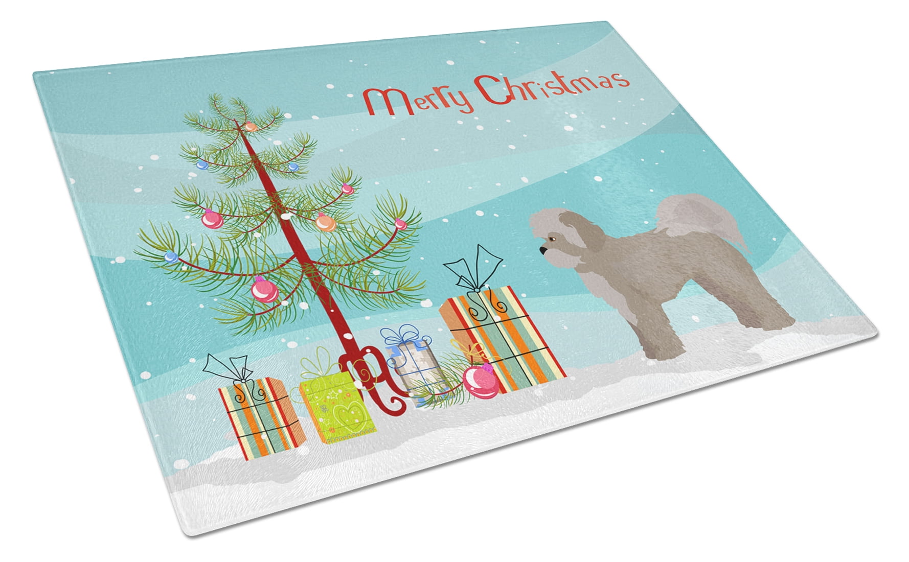 Zuchon No.1 Christmas Tree Glass Cutting Board - Large