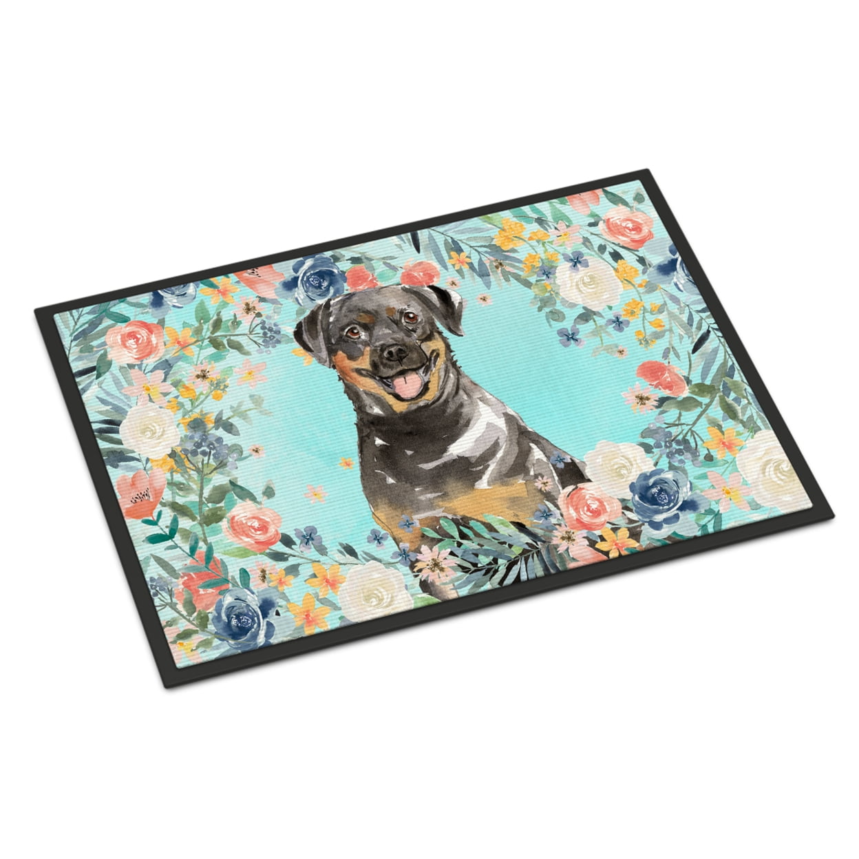 18 x 27 in. Rottweiler Indoor or Outdoor Mat