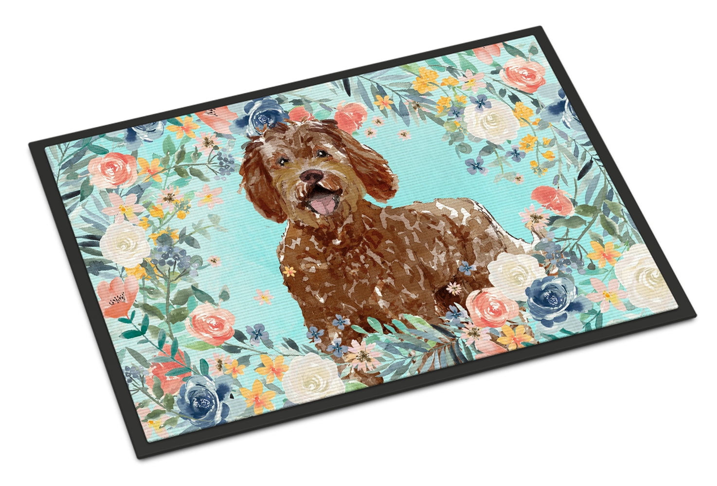 18 x 27 in. Labradoodle Indoor or Outdoor Mat