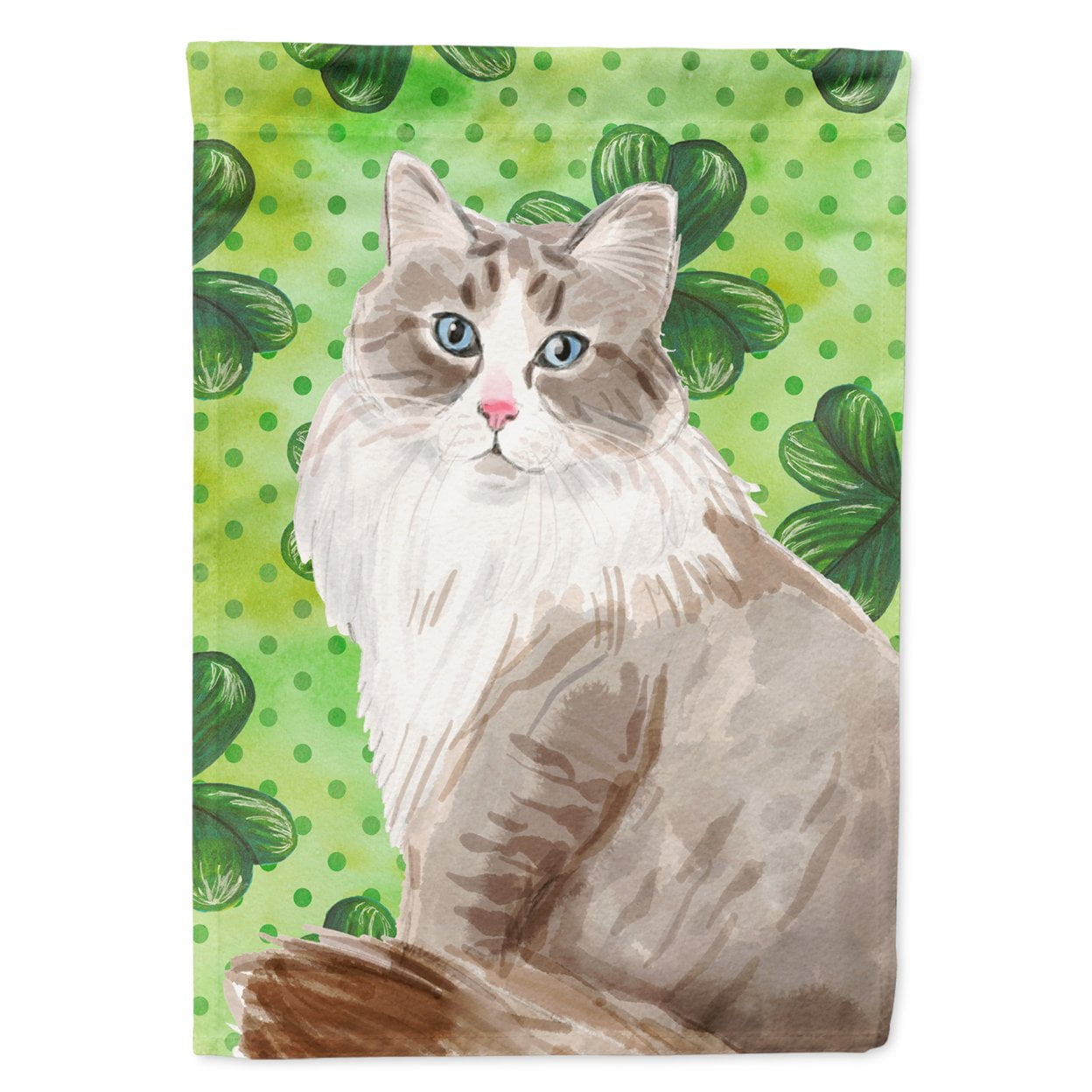 Siberian Shamrock Garden Size Flag