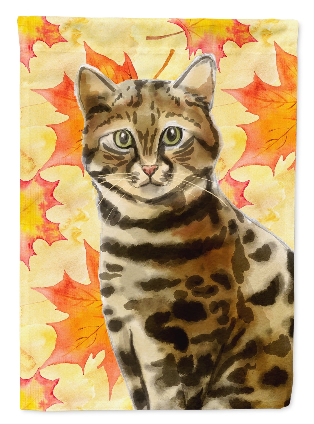 Bengal Fall Leaves Garden Size Flag