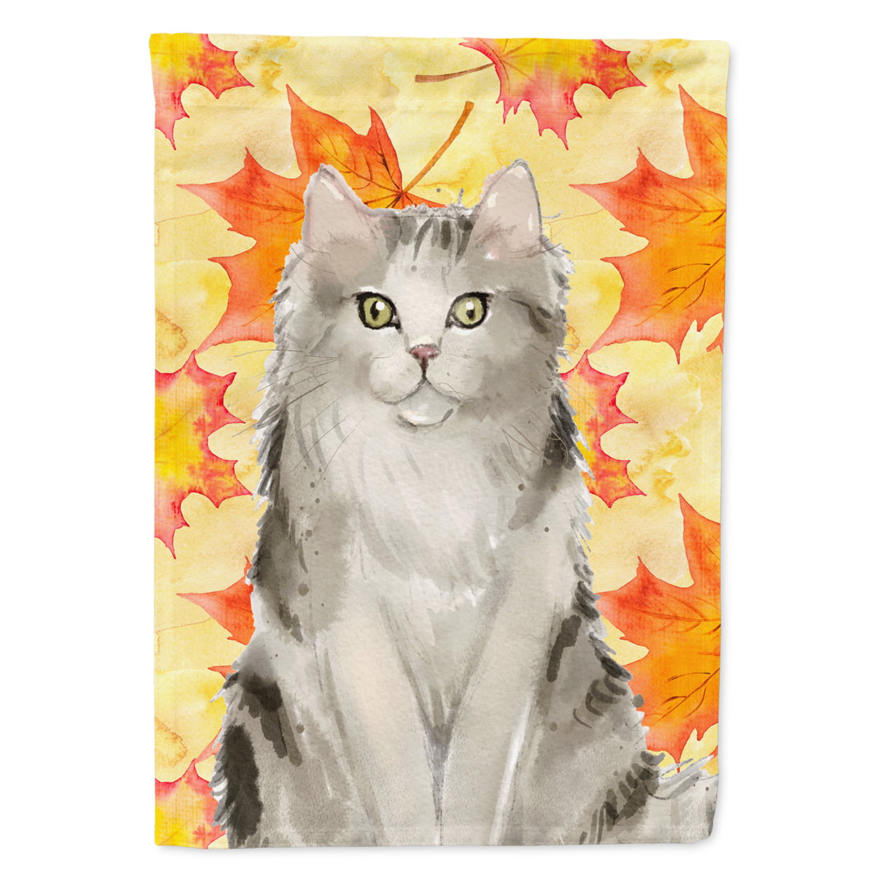 Ragamuffin Fall Leaves Garden Size Flag