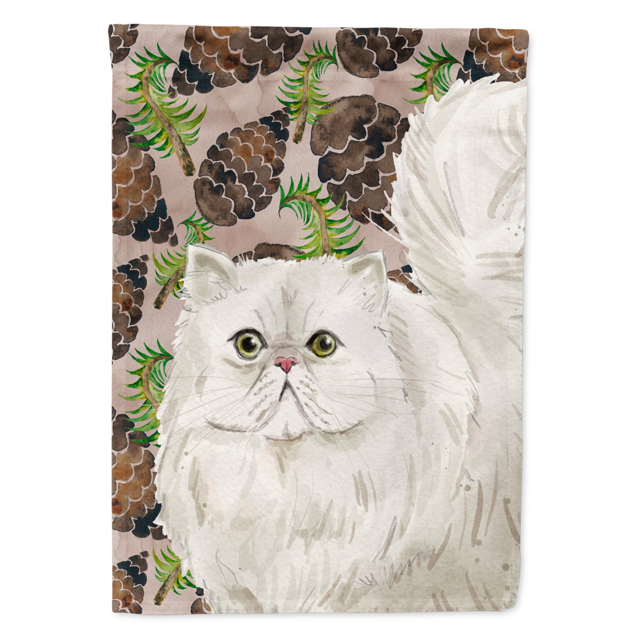 CK3095GF Persian Pine Cones Garden Size Flag