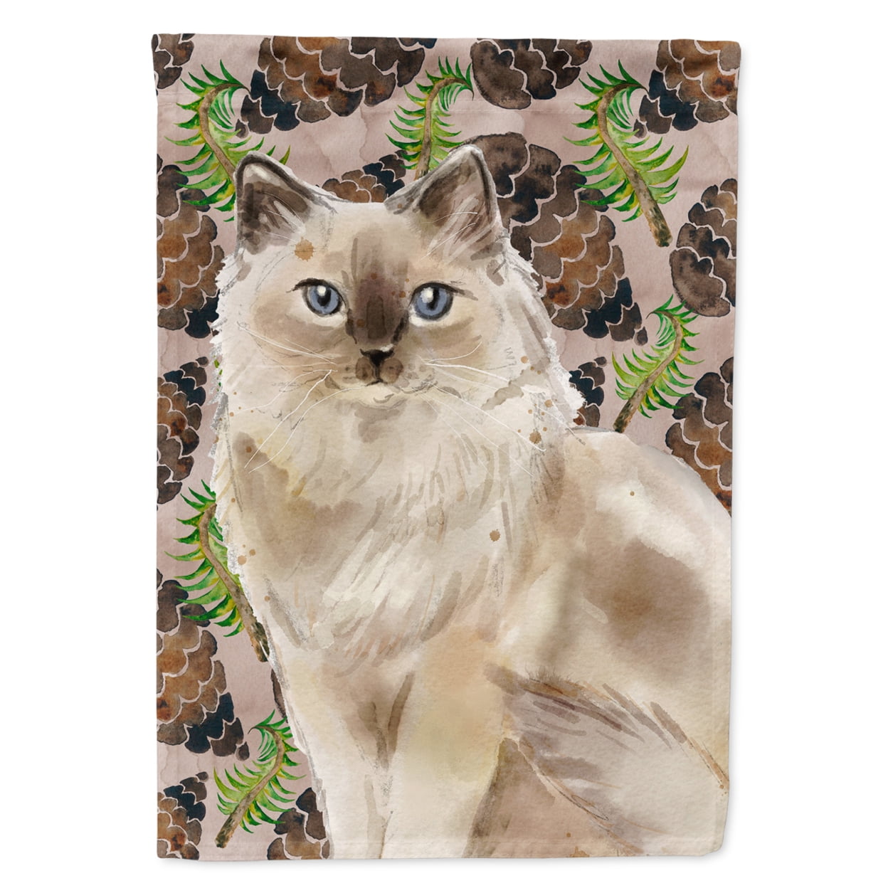 CK3097GF Ragdoll Pine Cones Garden Size Flag