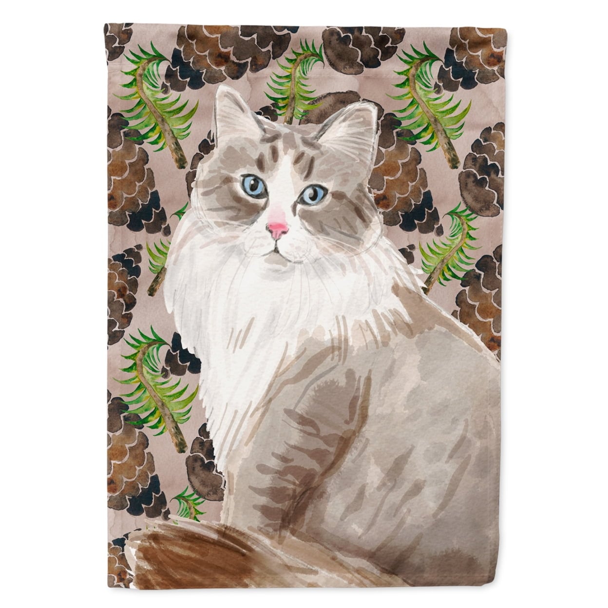 Siberian Pine Cones Garden Size Flag