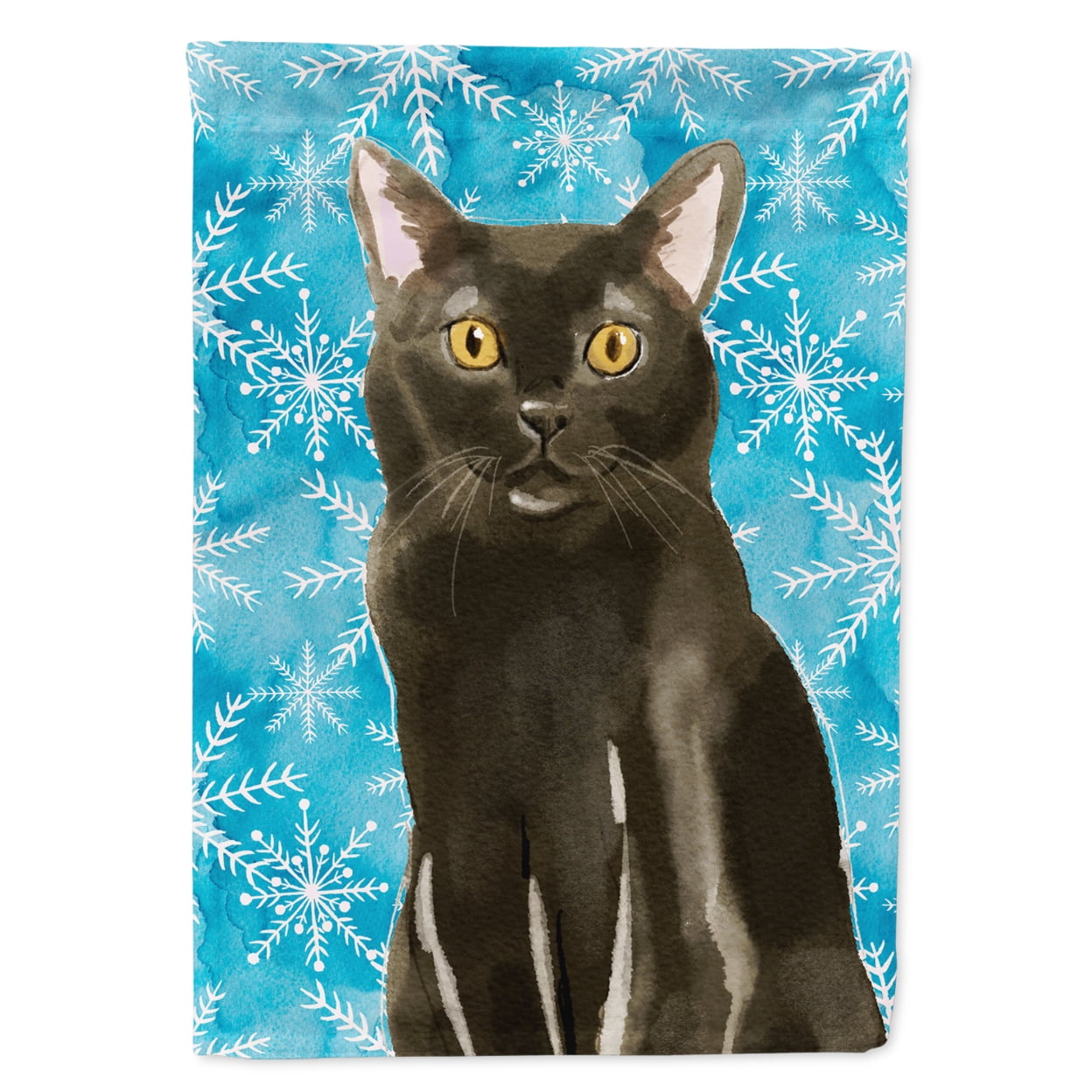 Bombay Winter Snowflake Garden Size Flag