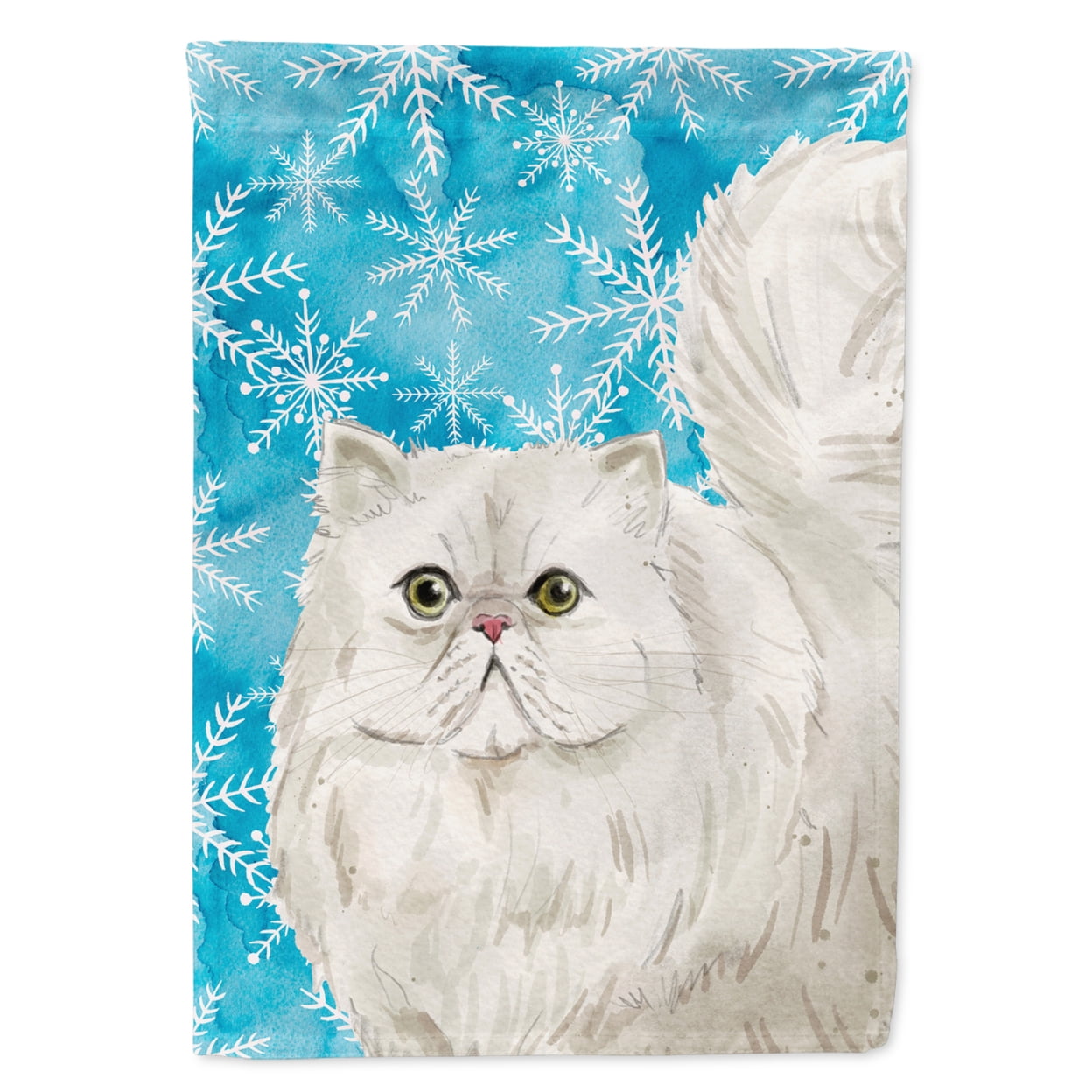 Persian Winter Snowflake Garden Size Flag