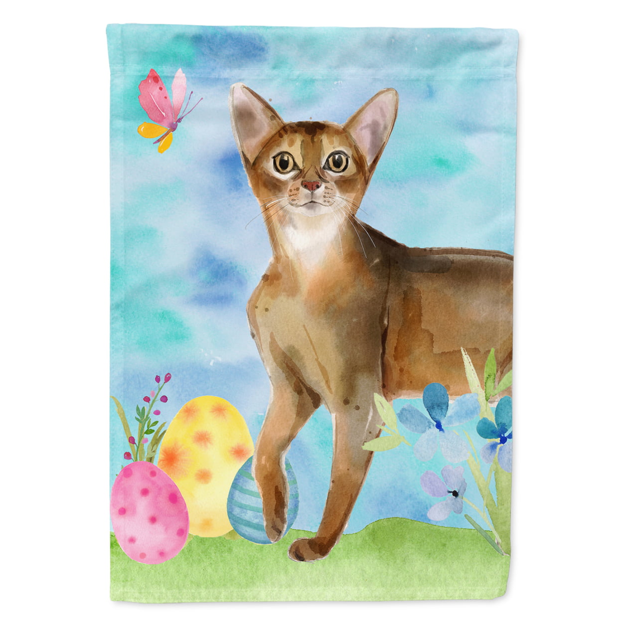Abyssinian Easter Eggs Garden Size Flag