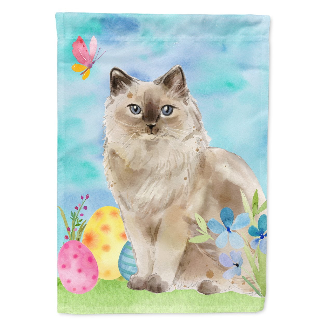 CK3142GF Ragdoll Easter Eggs Garden Size Flag