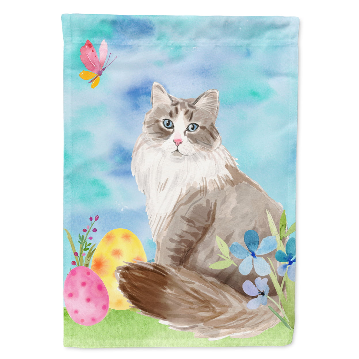 CK3145GF Siberian Easter Eggs Garden Size Flag