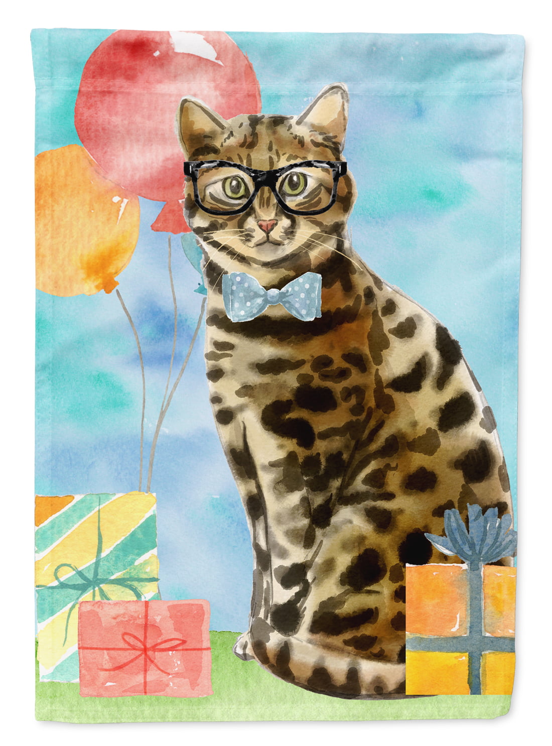 Bengal Happy Birthday Garden Size Flag