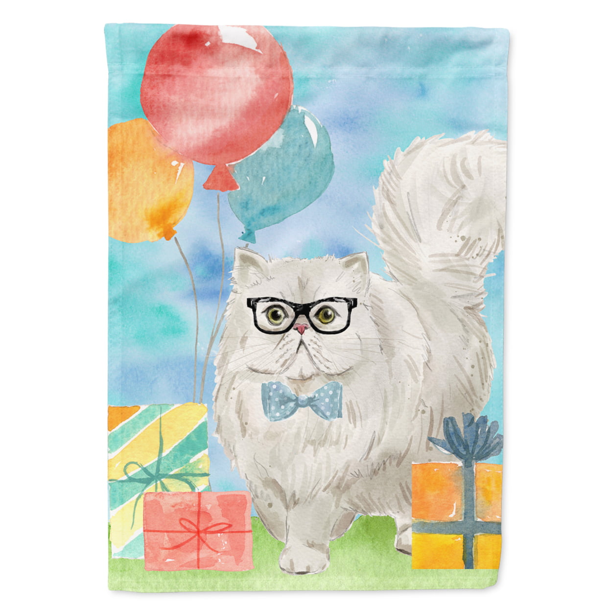 Persian Happy Birthday Garden Size Flag