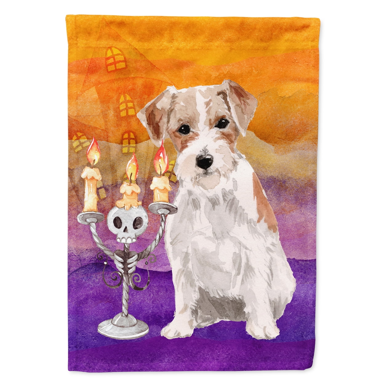 CK3202GF Hallween Jack Russell Terrier Garden Size Flag