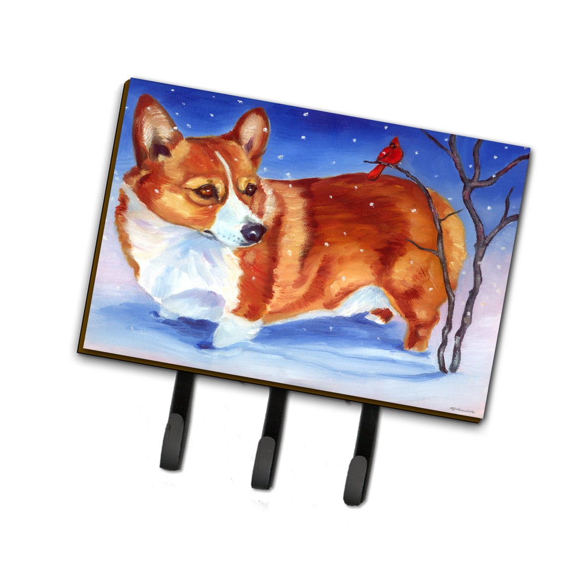 Corgi Cardinal Buddy Leash or Key Holder