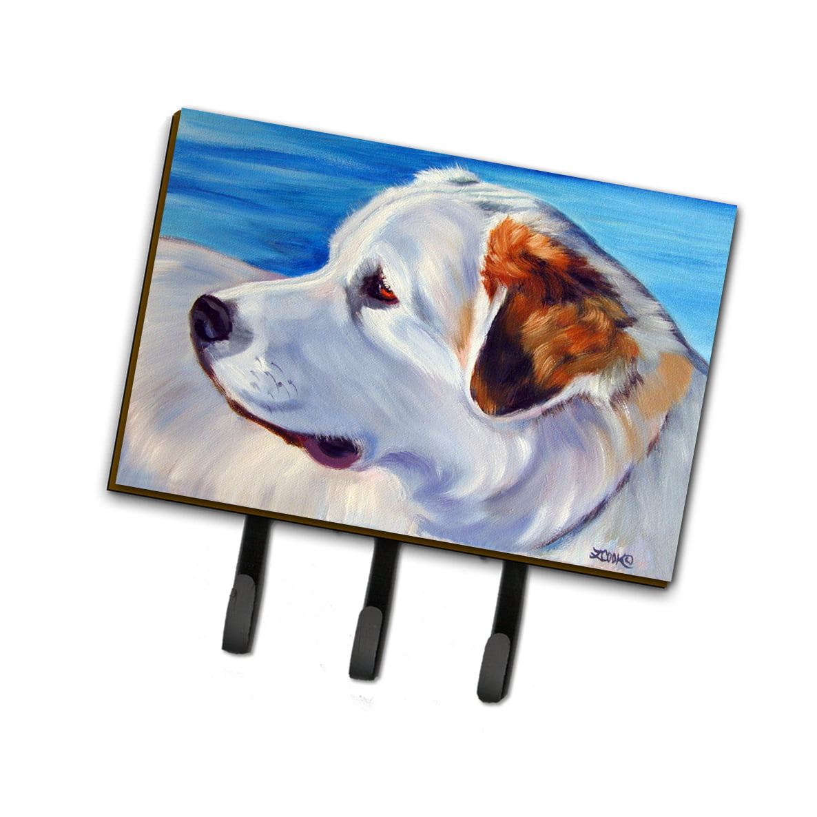 Great Pyrenees at the Beach Leash or Key Holder