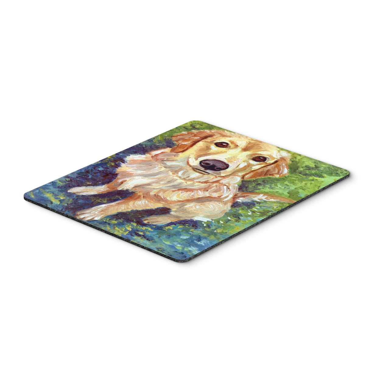 Golden Retriever Patience Mouse Pad, Hot Pad or Trivet