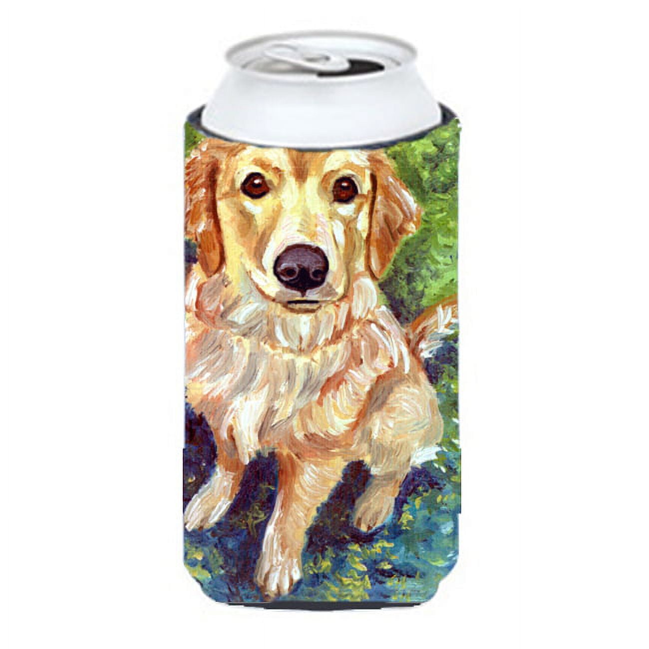 Golden Retriever Patience Tall Boy Beverage Insulator Hugger