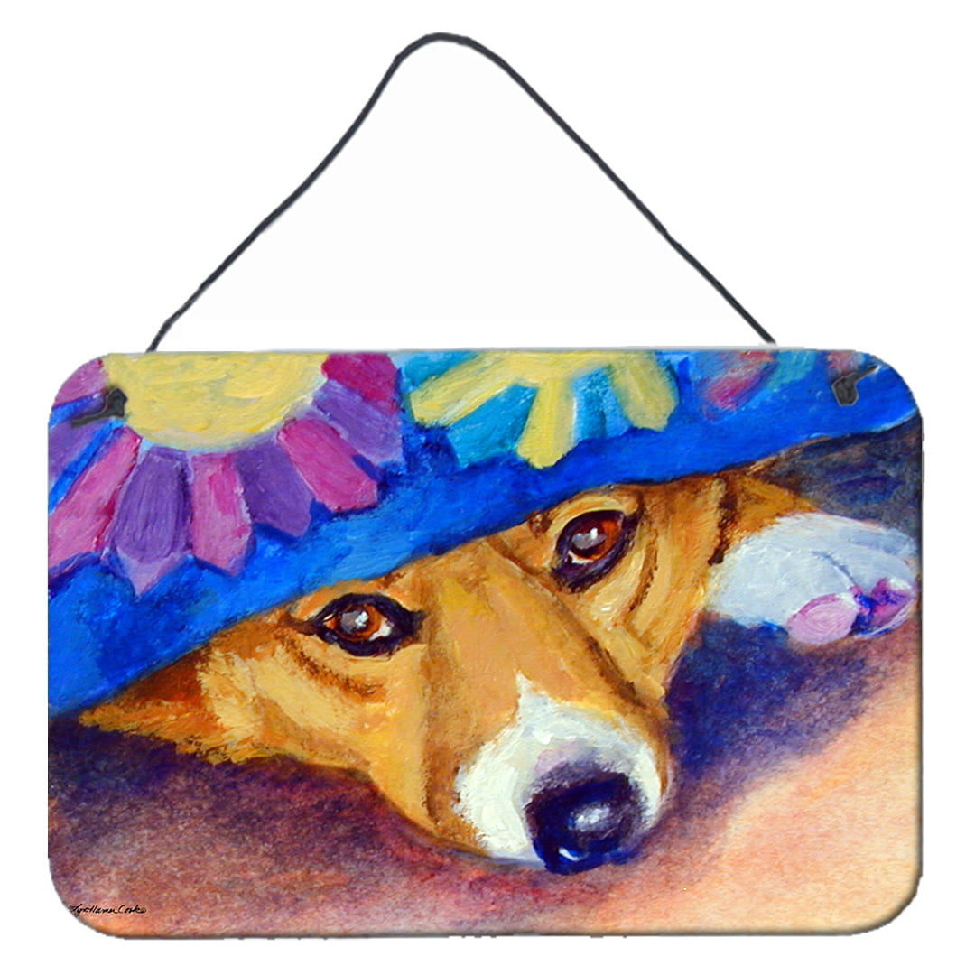 Peek-A-Boo Corgi Wall or Door Hanging Prints