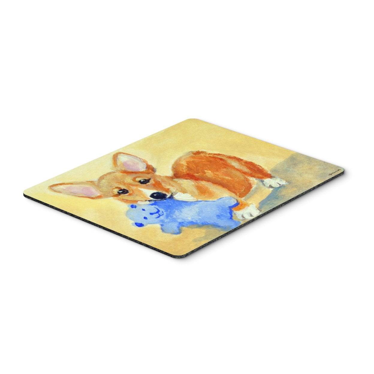 Corgi & Teddy Bear Mouse Pad, Hot Pad or Trivet