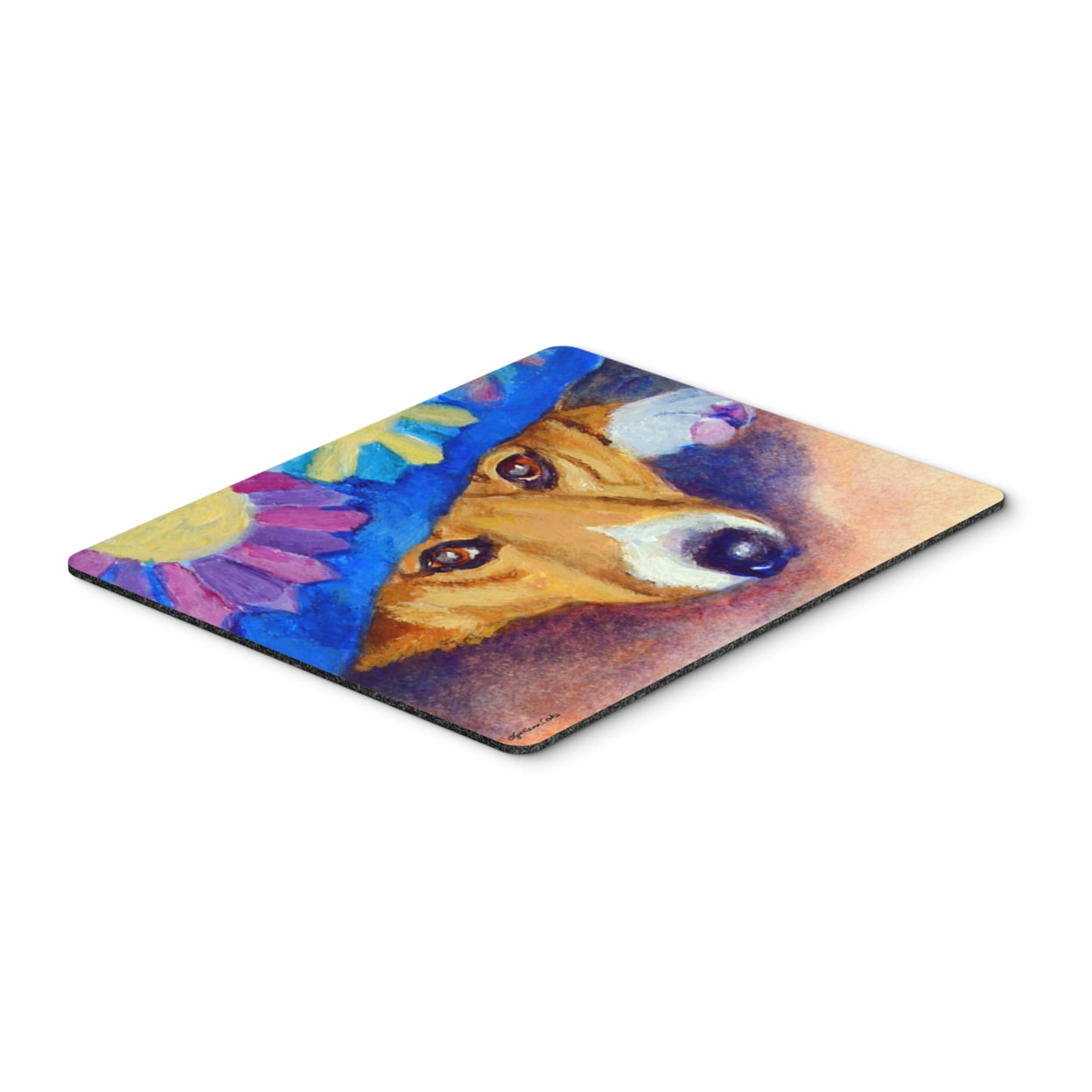 Peek-A-Boo Corgi Mouse Pad, Hot Pad or Trivet