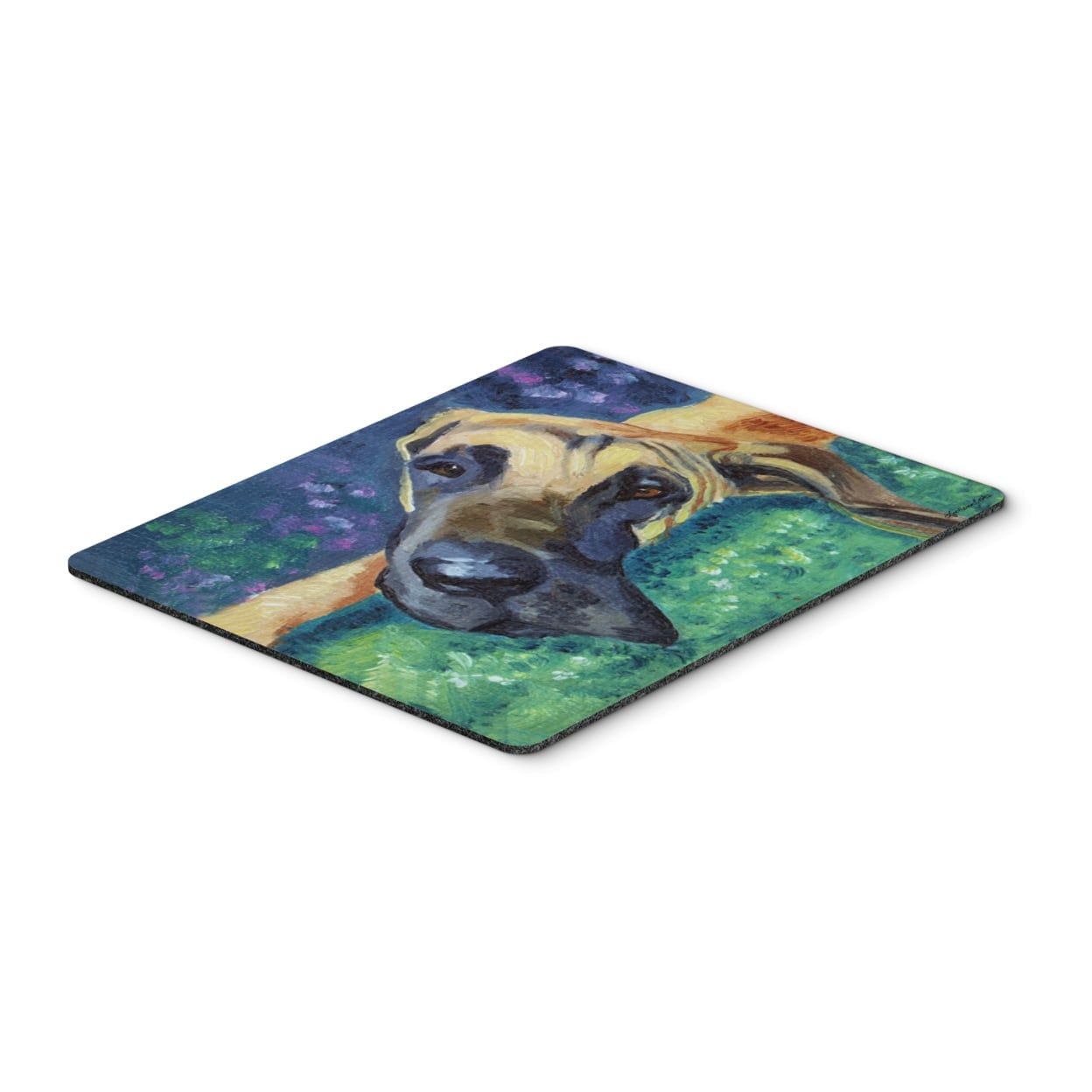 Great Dane Hard Day Mouse Pad, Hot Pad or Trivet