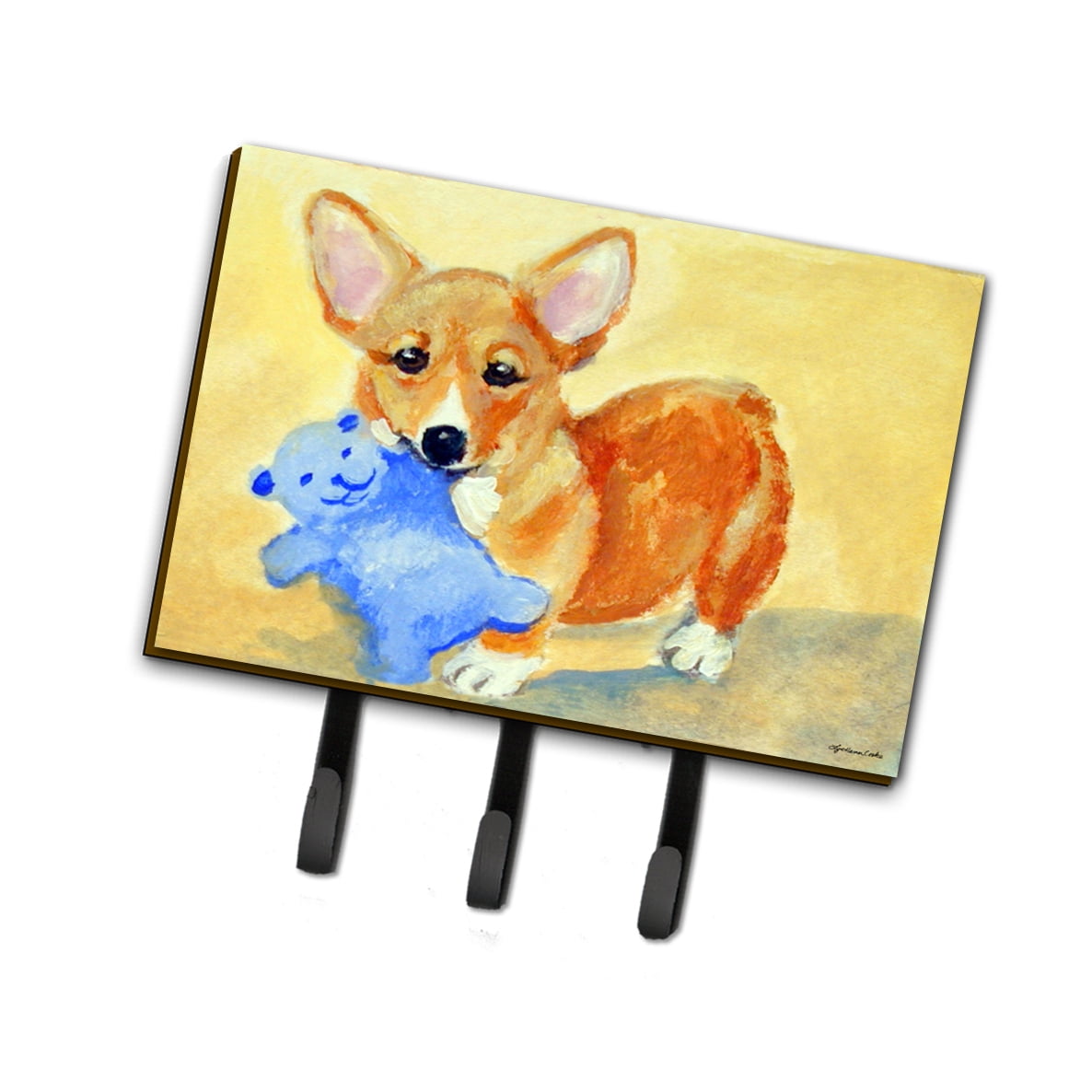 Corgi & Teddy Bear Leash or Key Holder