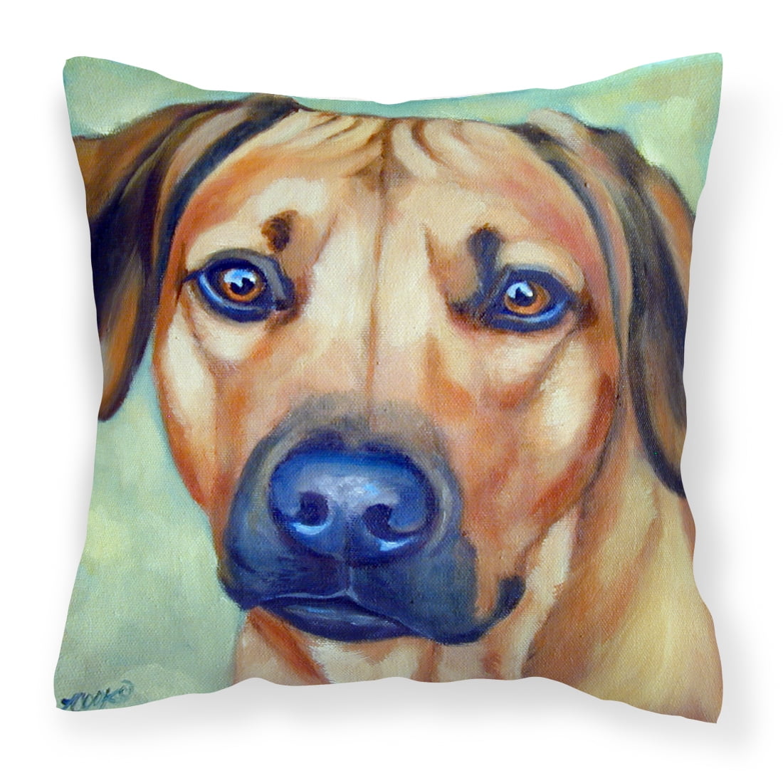 Rhodesian Ridgeback Fabric Decorative Pillow