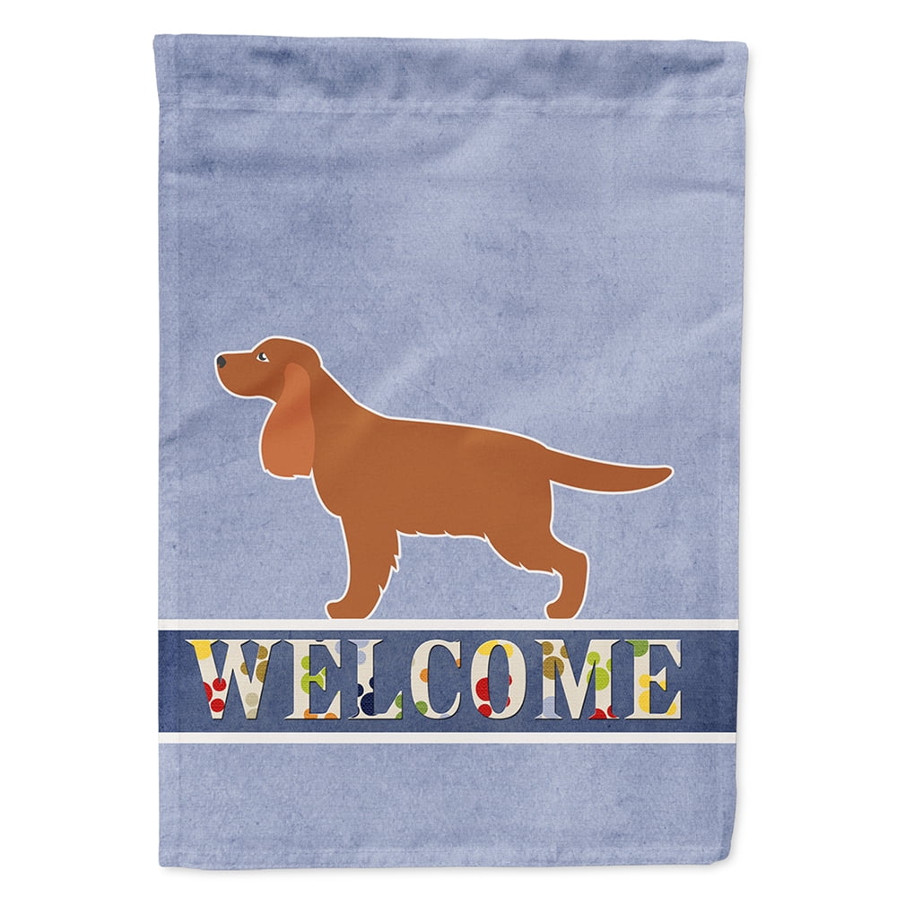 English Cocker Spaniel Welcome Flag Canvas House Size