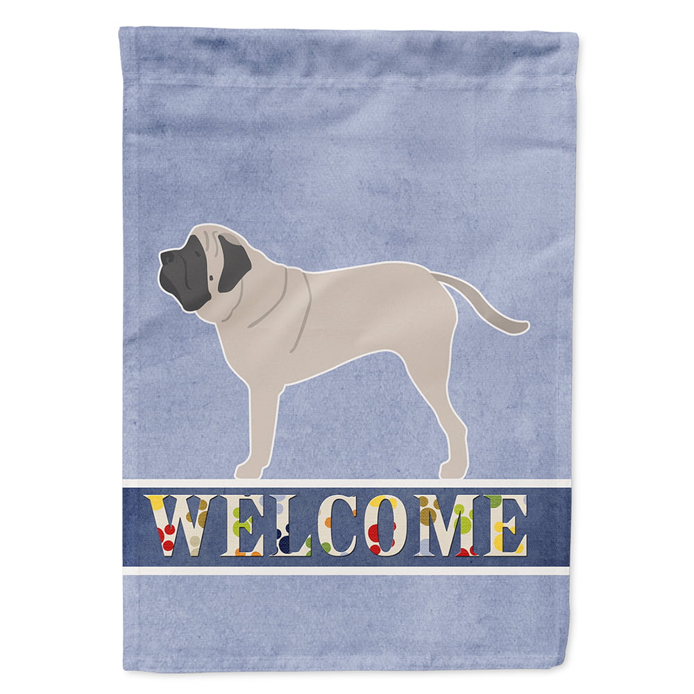 English Mastiff Welcome Flag Canvas House Size