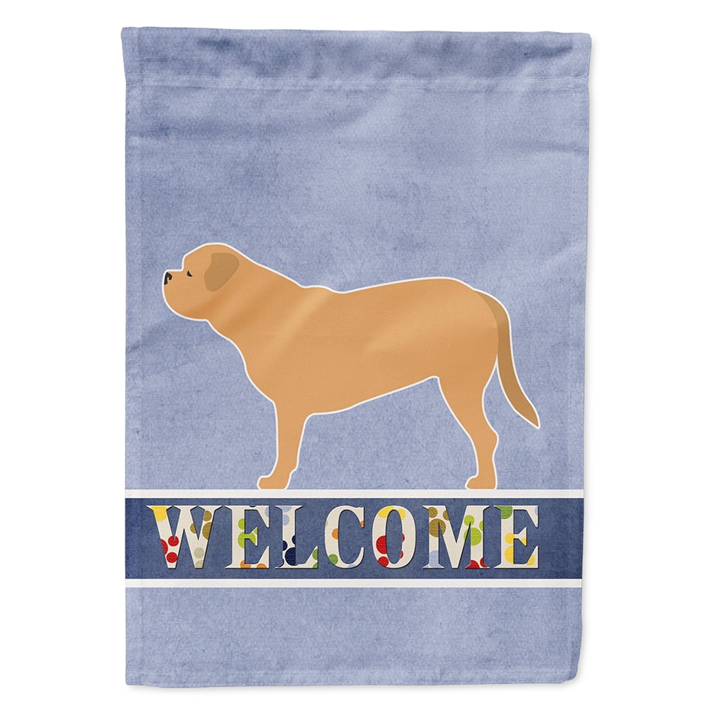 Dogue de Bordeaux Welcome Flag Canvas House Size