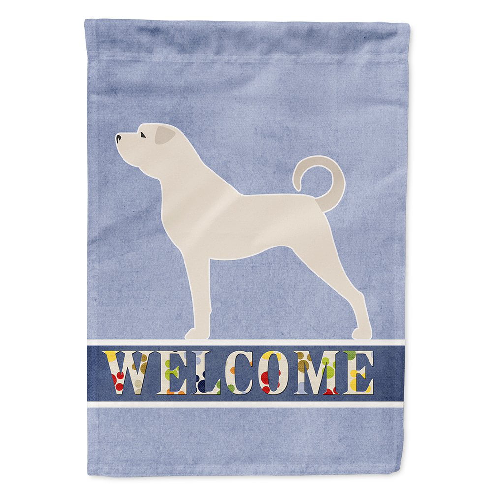 Anatolian Shepherd Welcome Flag Canvas House Size