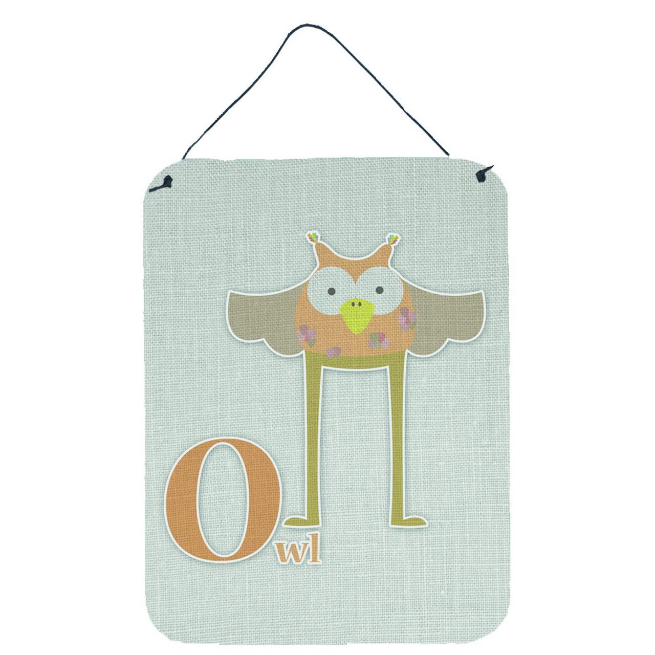Alphabet O for Owl Wall or Door Hanging Prints