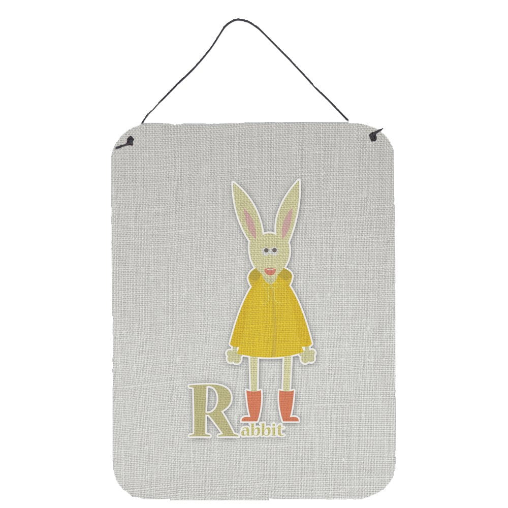 Alphabet R for Rabbit Wall or Door Hanging Prints