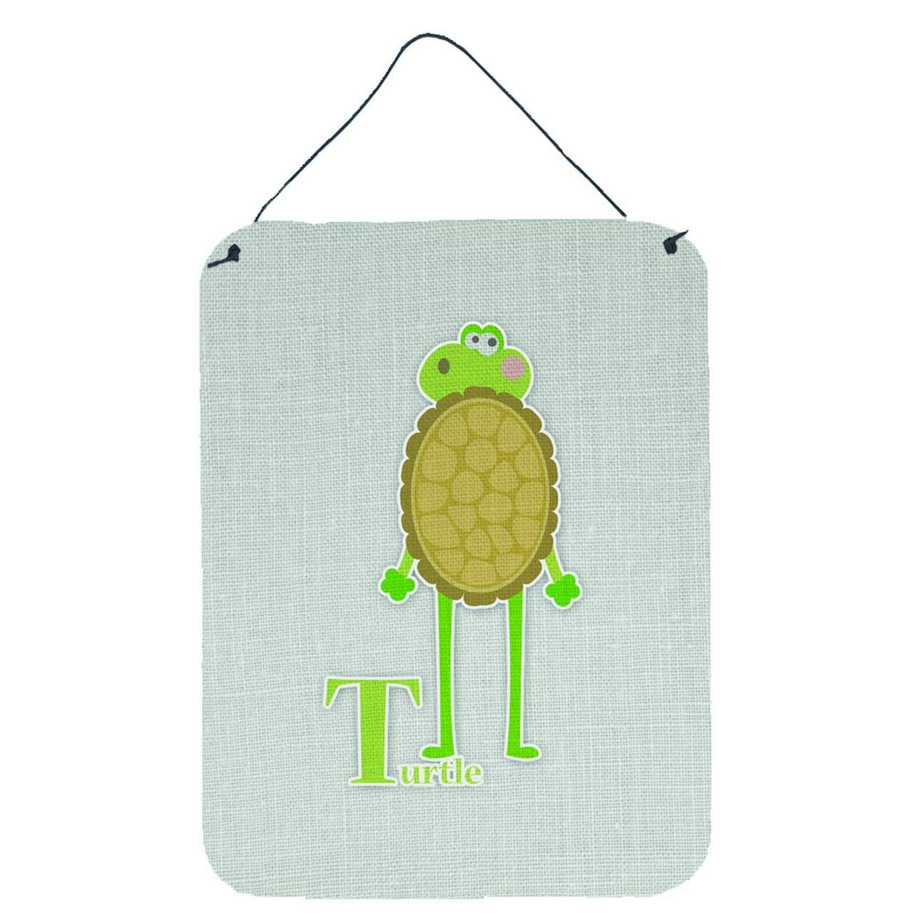 Alphabet T for Turtle Wall or Door Hanging Prints
