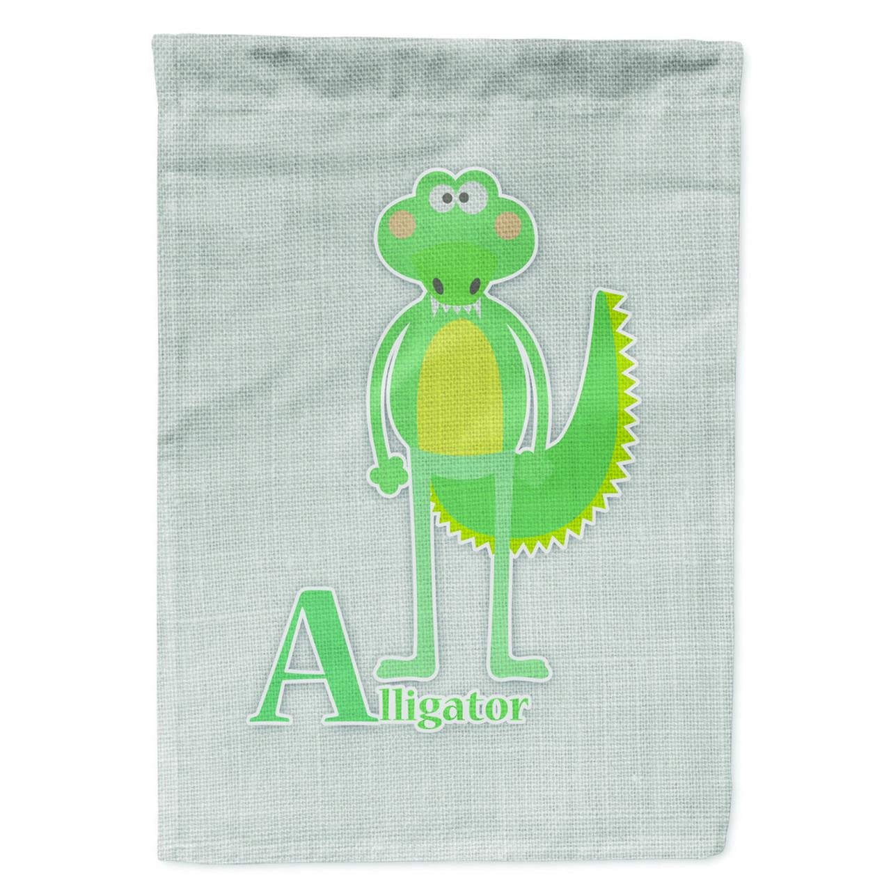 Alphabet A for Alligator Garden Size Flag