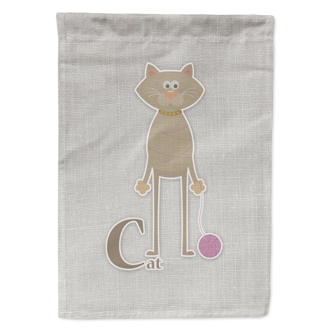 Alphabet C for Cat Garden Size Flag