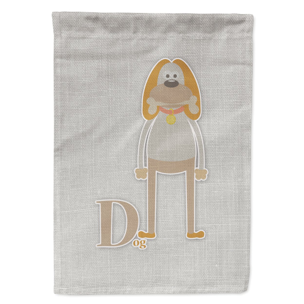 Alphabet D for Dog Garden Size Flag