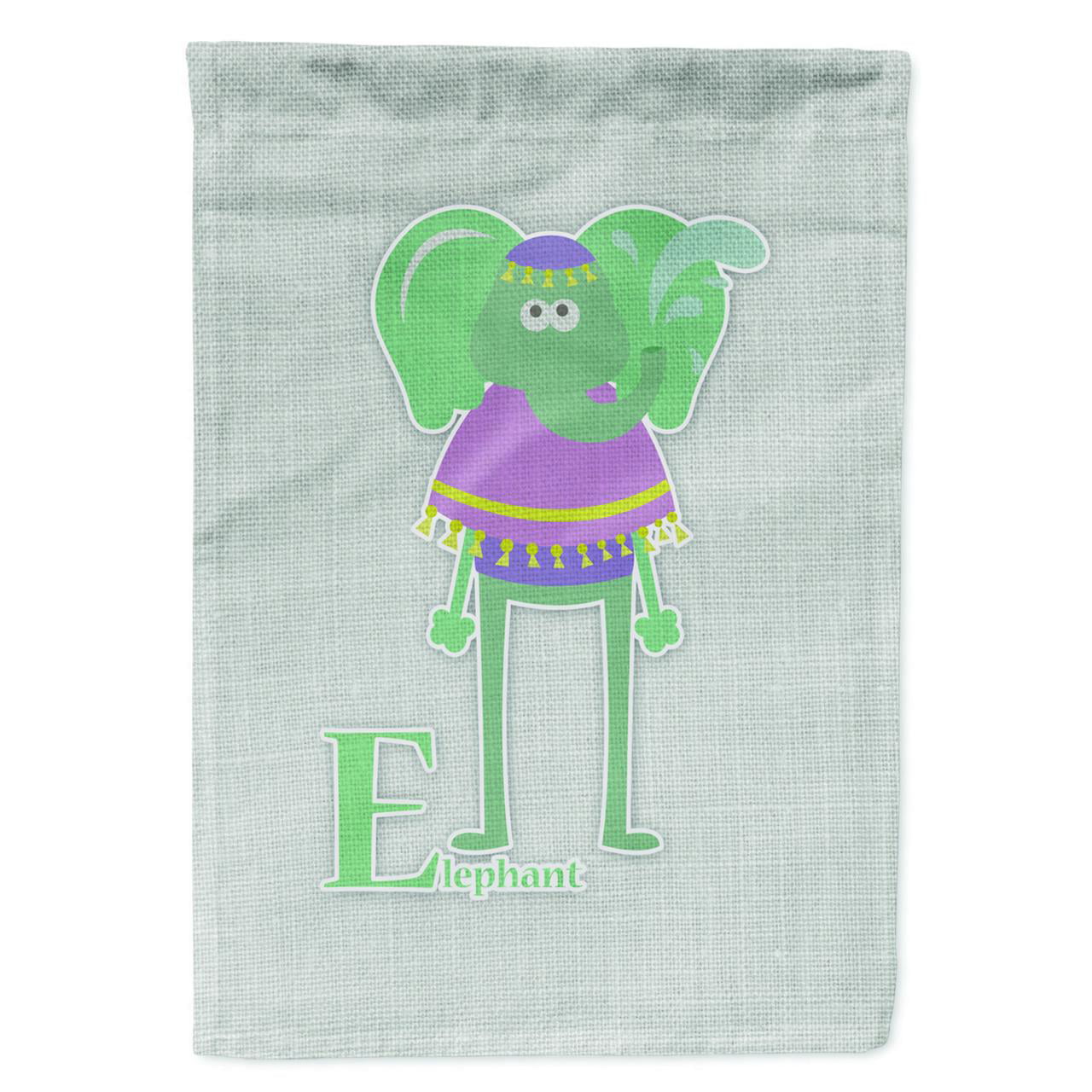 Alphabet E for Elephant Garden Size Flag