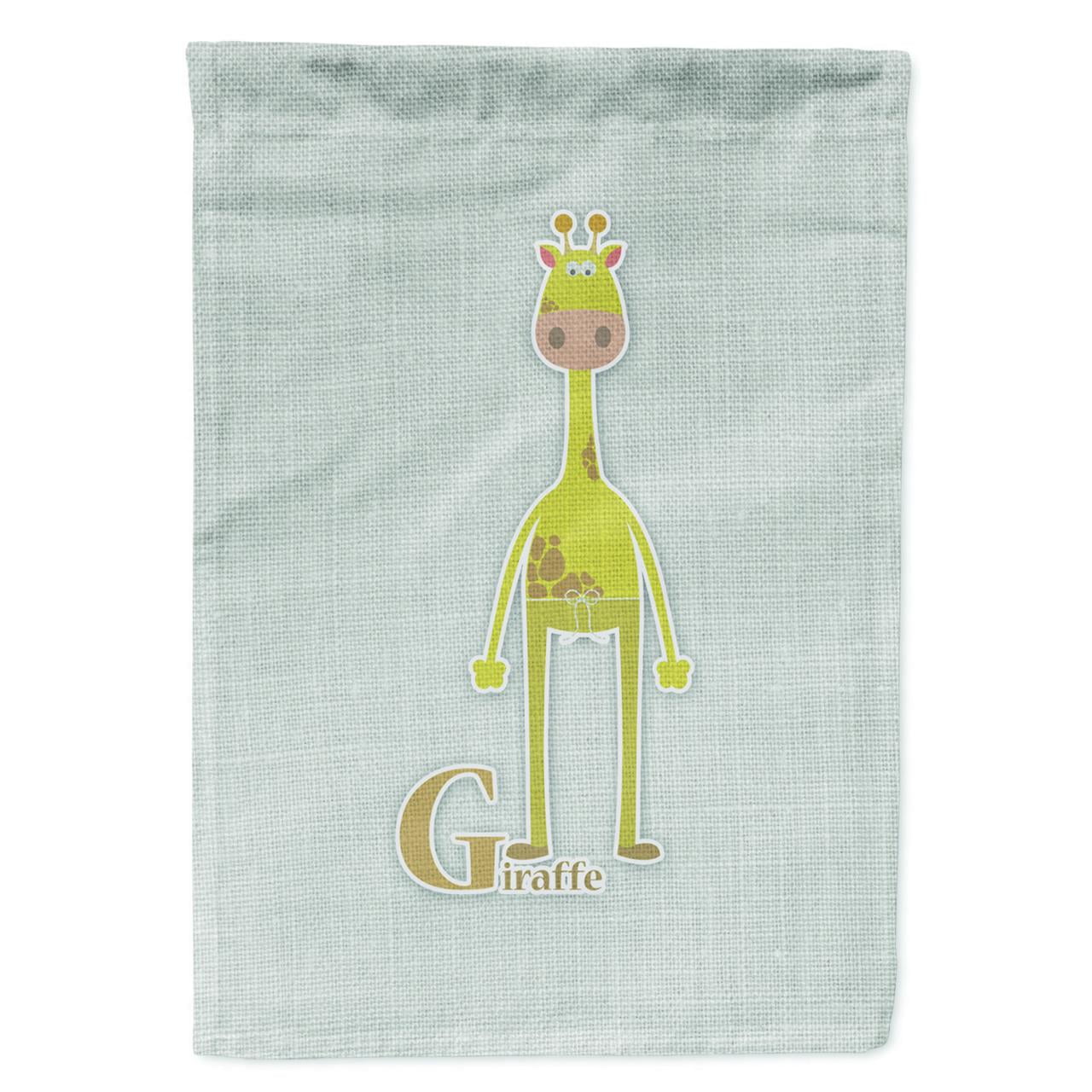 Alphabet G for Giraffe Garden Size Flag