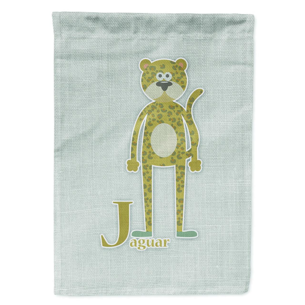 Alphabet J for Jaguar Garden Size Flag