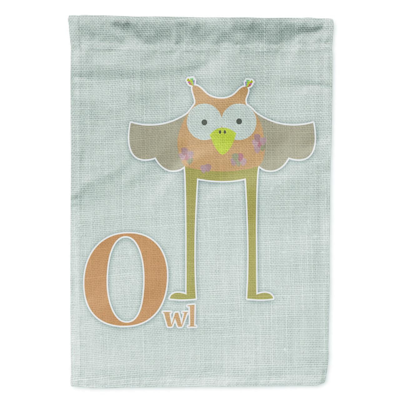 Alphabet O for Owl Garden Size Flag