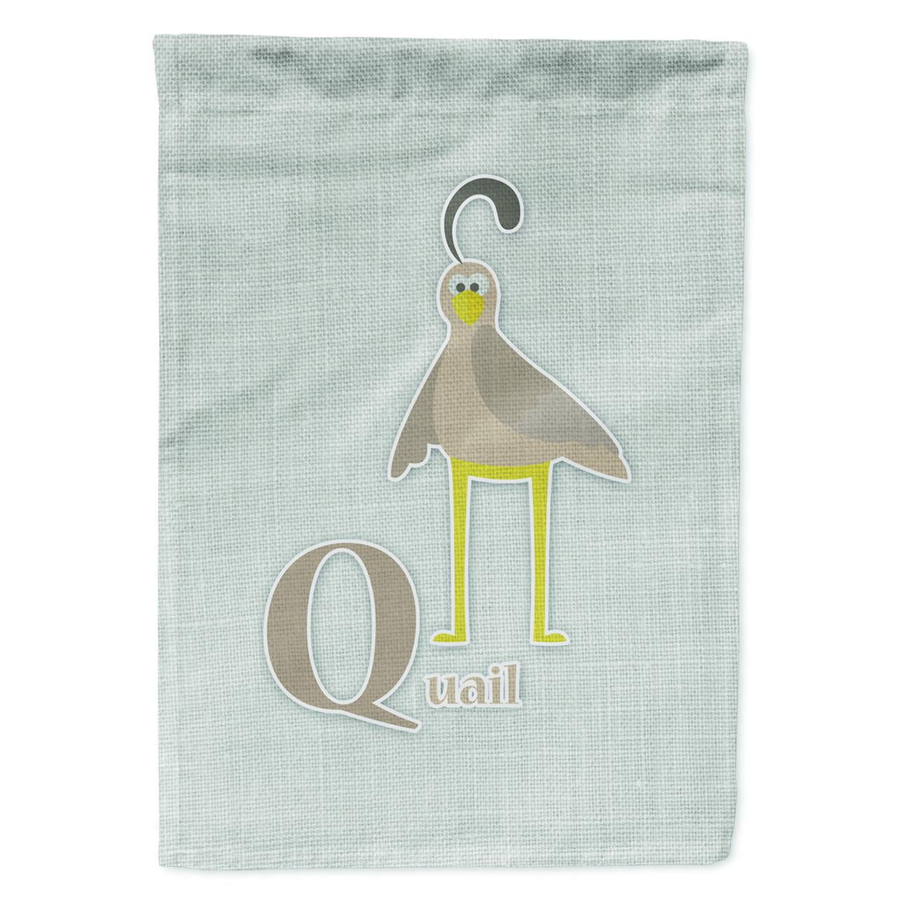 BB5742GF Alphabet Q for Quail Garden Size Flag