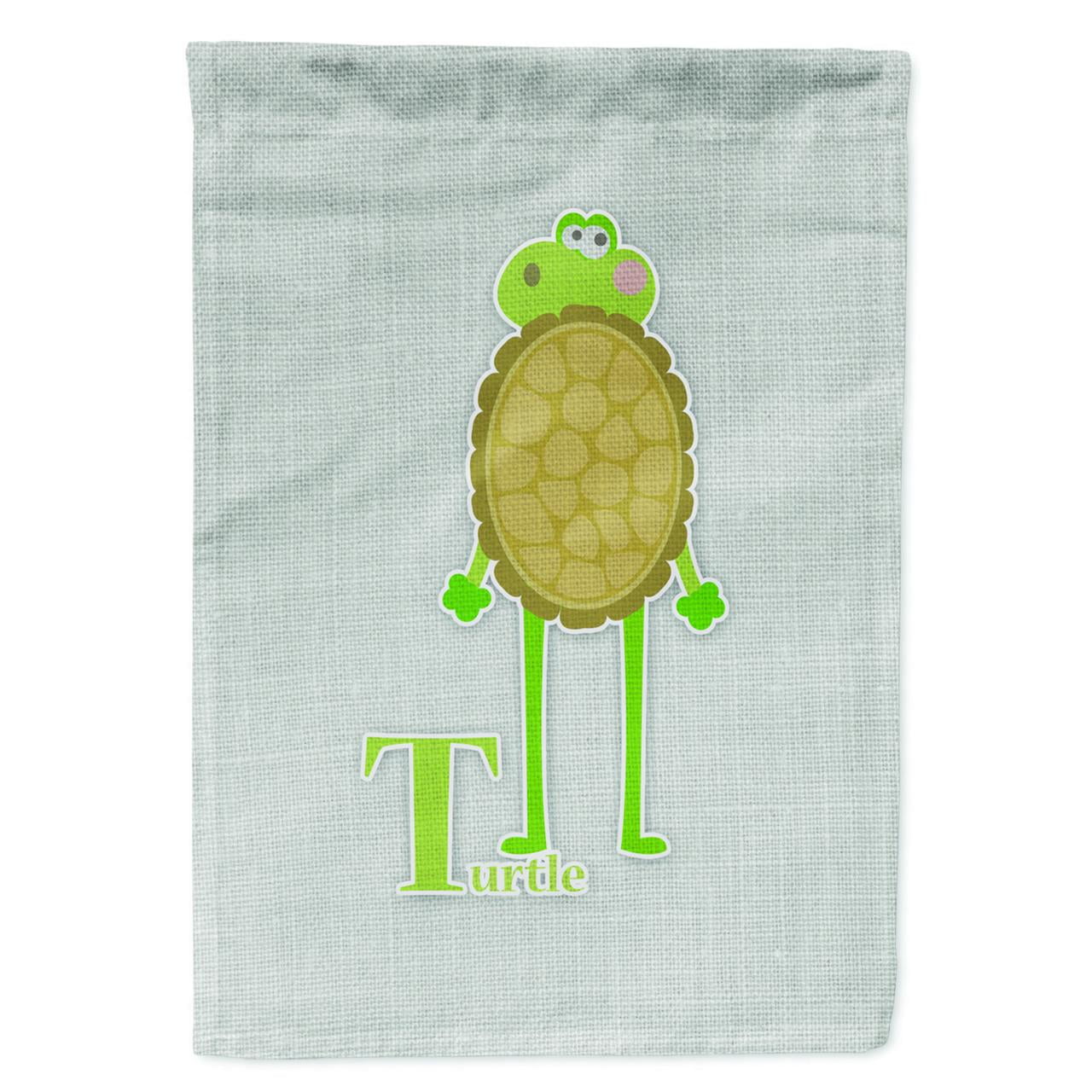Alphabet T for Turtle Garden Size Flag