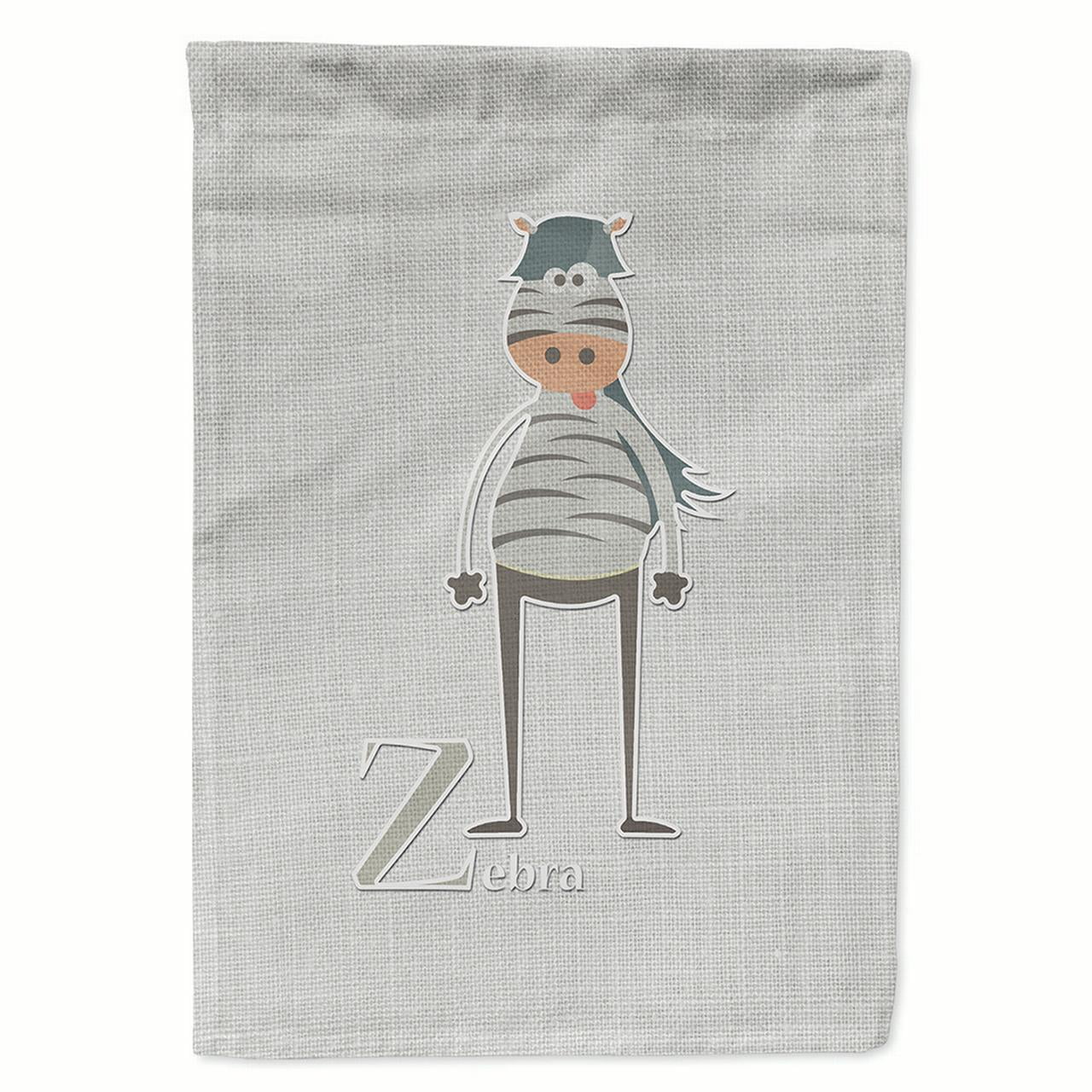 Alphabet Z for Zebra Garden Size Flag