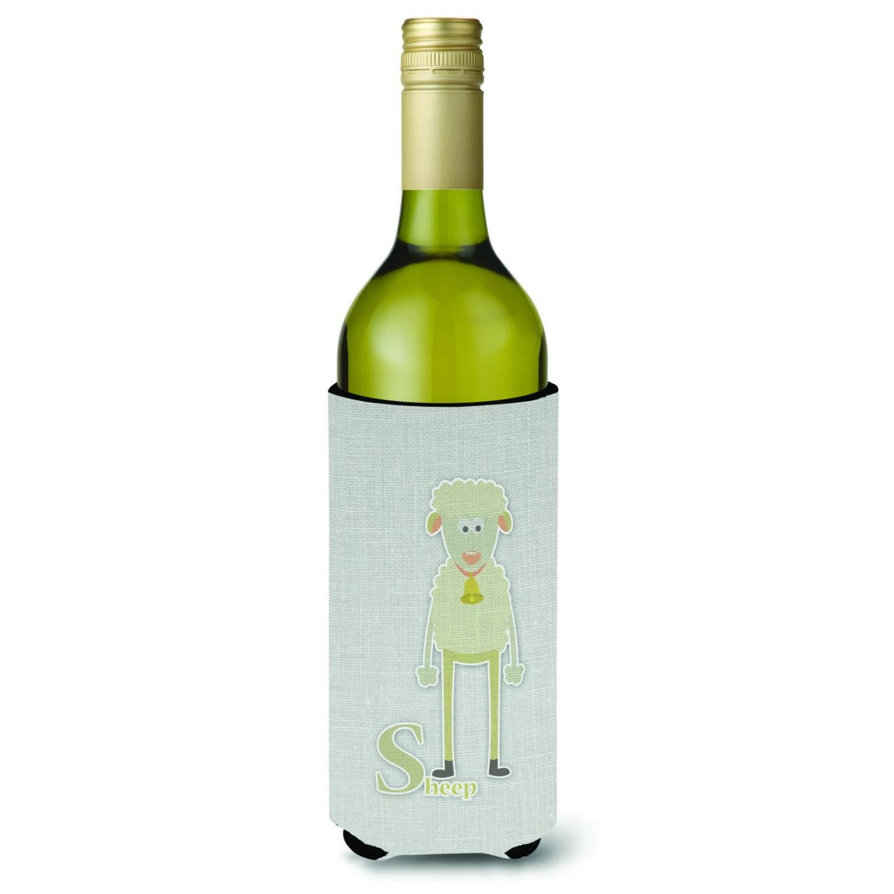 Alphabet S for Sheep Wine Bottle Beverge Insulator Hugger