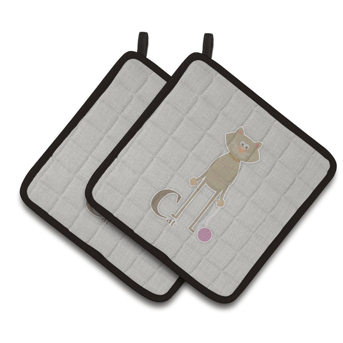 BB5728PTHD Alphabet C For Cat Pair of Pot Holders